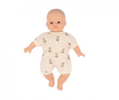 Mueco Soft Matto con Mono Ins Fleurs Douces mile & Ida