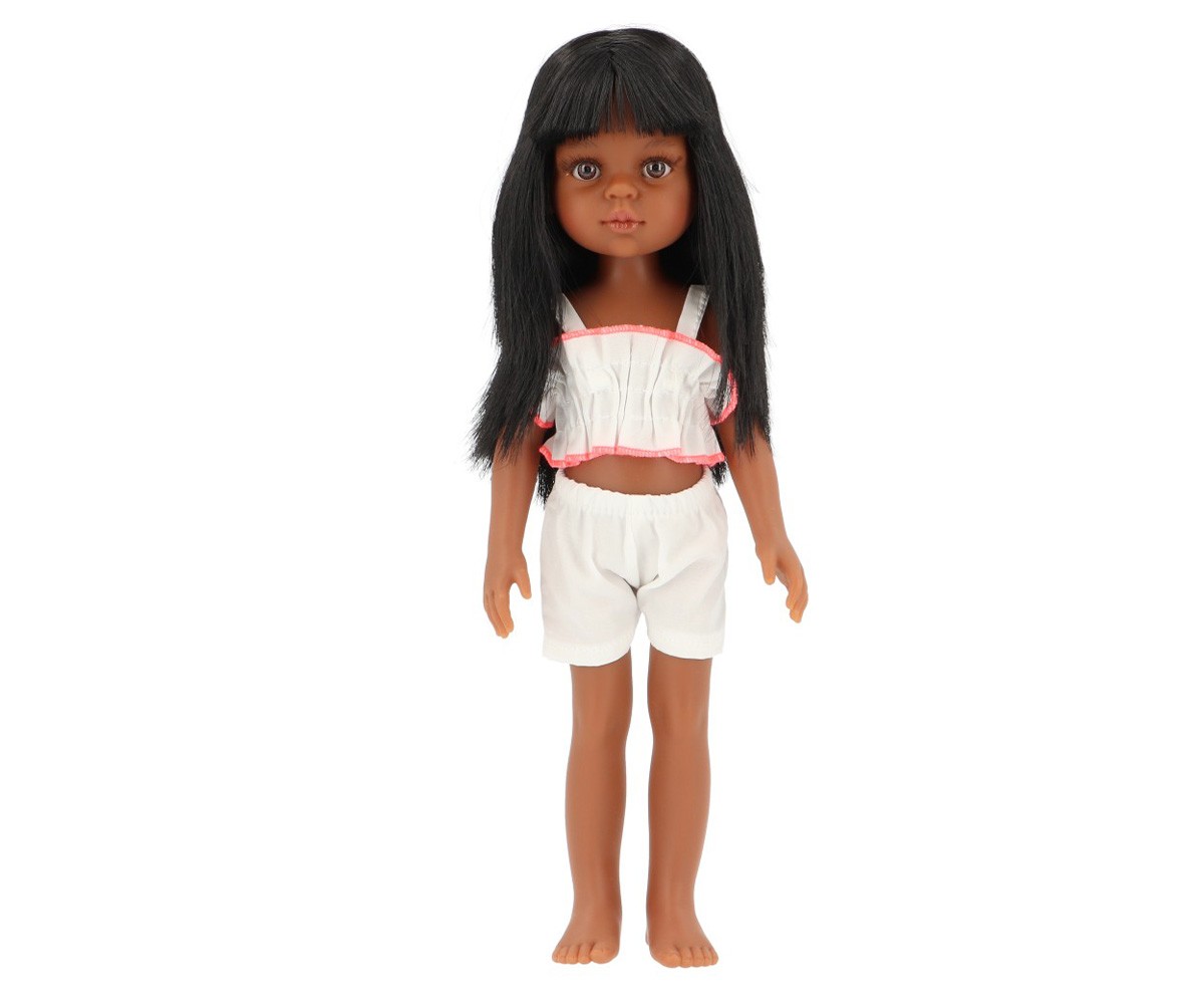 Mueca Minikane Amiga Nora con Baador Retro Blanco