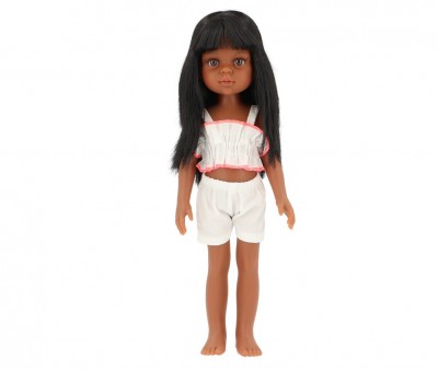 Mueca Minikane Amiga Nora con Baador Retro Blanco