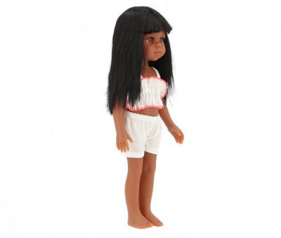 Mueca Minikane Amiga Nora con Baador Retro Blanco