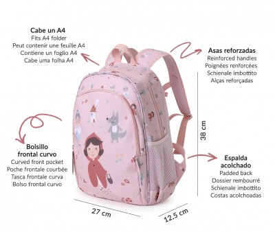 Mochila Mediana Little Red