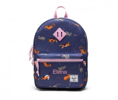 Mochila Herschel Heritage Kids Personalizable Playing Cats