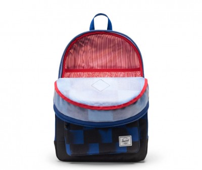Mochila Herschel Heritage Youth Personalizable Stencil Checker Sodalite Blue
