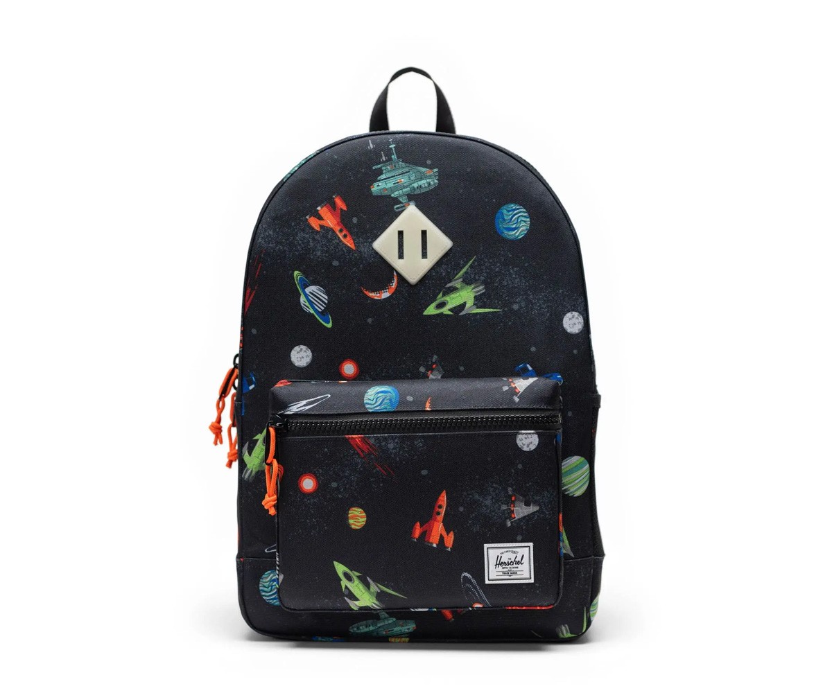 Mochila Herschel Heritage Youth personalizvel Space Adventure Glow