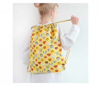 Mochila Saco Animal Friends Personalizable