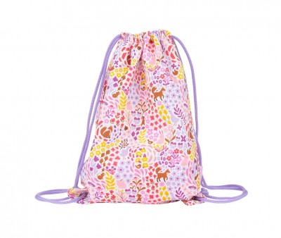 Mochila Saco Flower Garden Personalizable