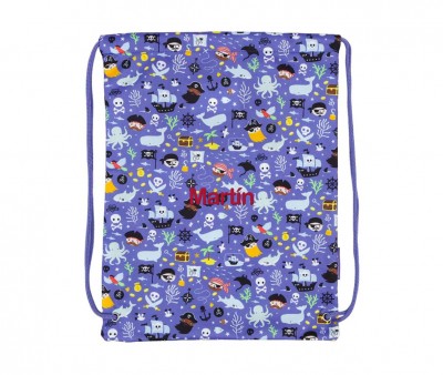 Mochila Saco Pirates Personalizable