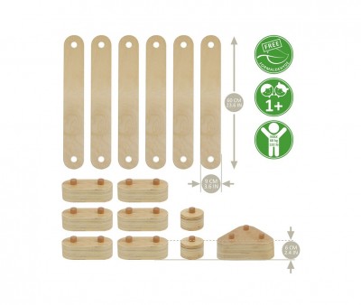 Set Circuito de Equilibrio de Madera