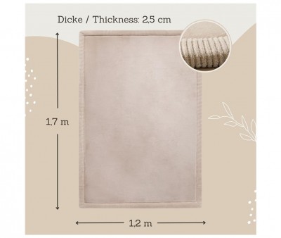 Alfombra Infantil Nube Beige