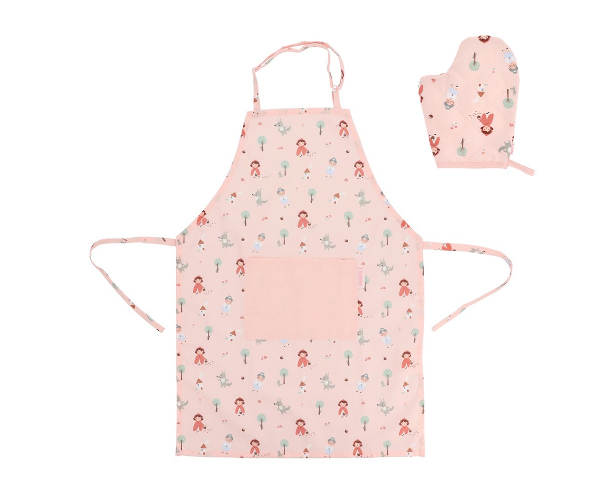 Set Guanto e Grembiule Little Red Personalizzabile