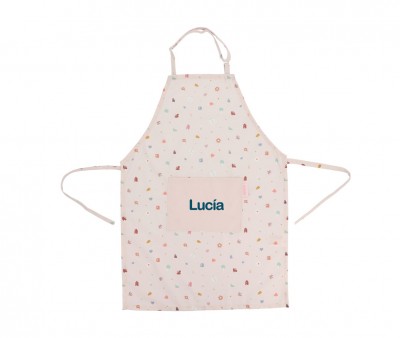Set Delantal Geometric Nature Personalizable
