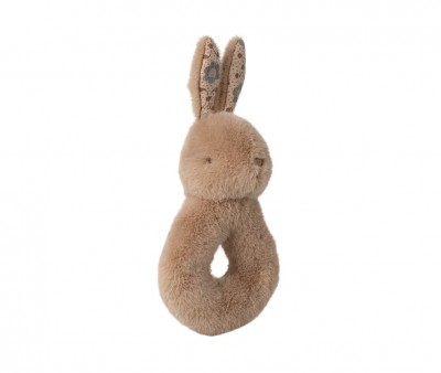 Set Regalo Neonato Sonaglio Rabbit Cream Peach