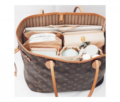 Tasche Organizer Classic M Beige