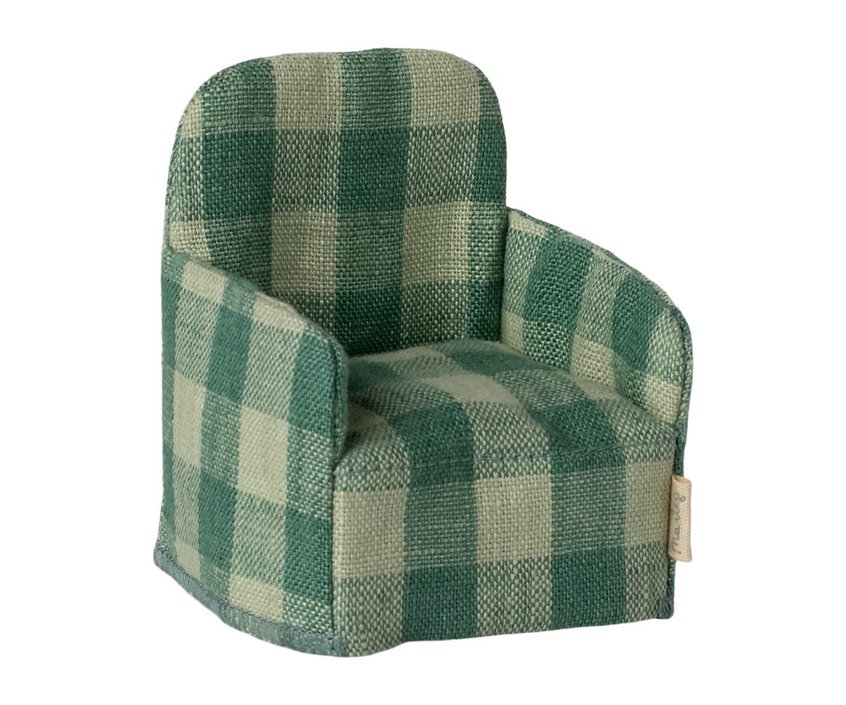 Poltrona Maileg Pieghevole Green Check