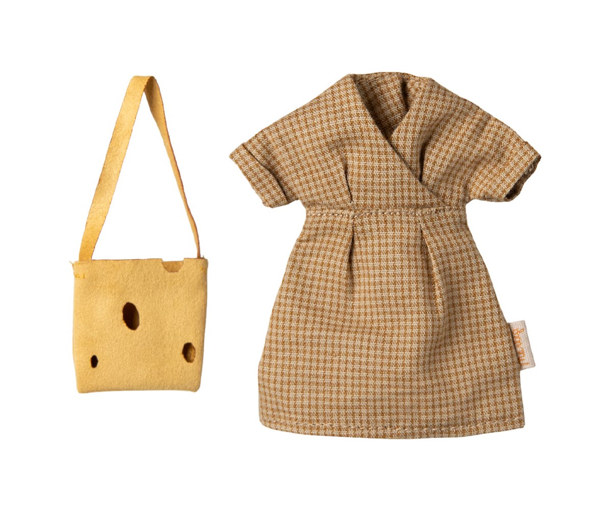 Vestido y Bolsa Mam Ratn Amarillo