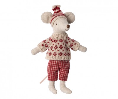 Ratn de Invierno con Set de Esqu Mam Ratn Rojo