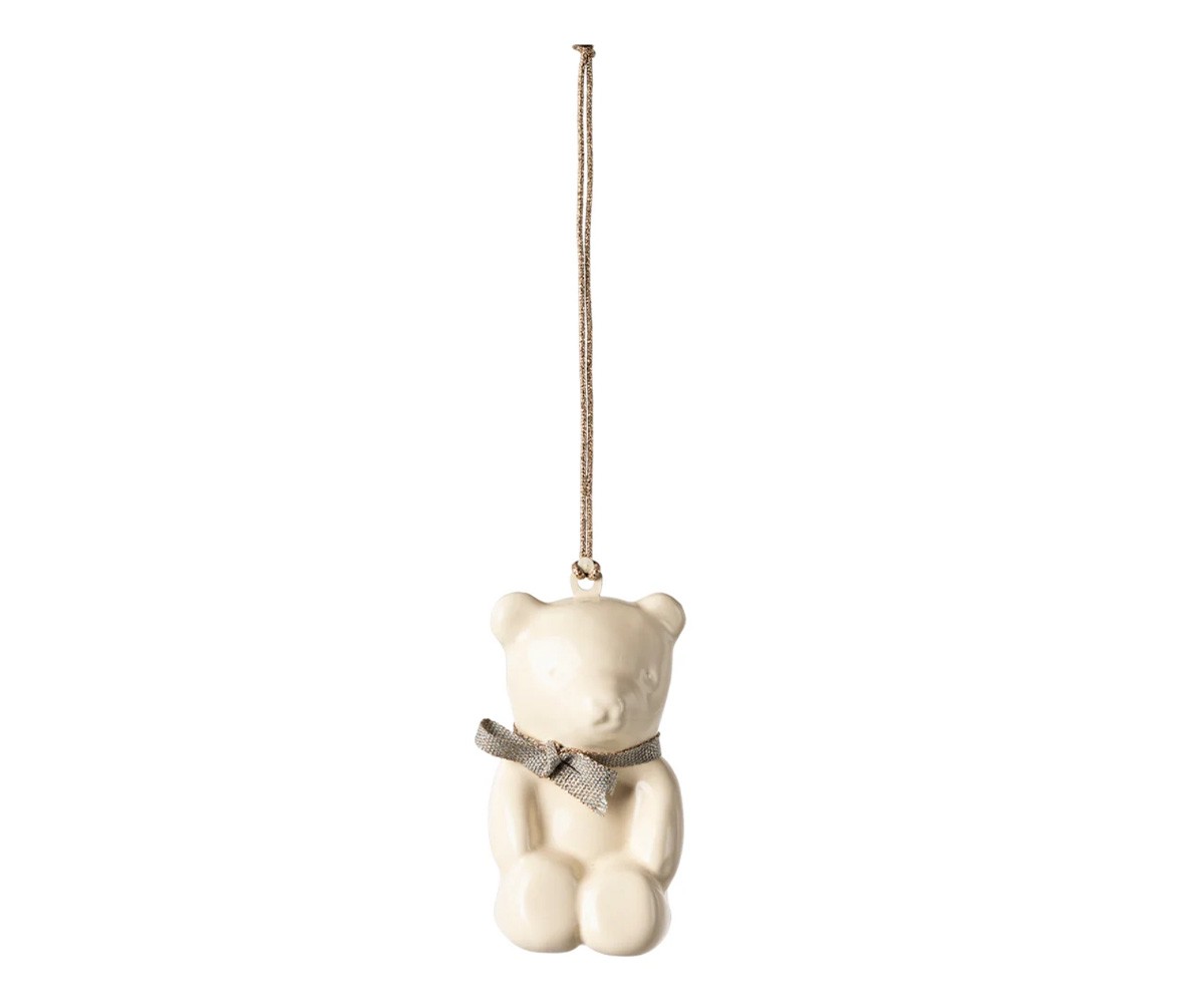 Decorazione Natalizia Maileg Teddy Bear Off White/Blue