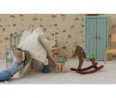 Cavallino a Dondolo Dark Brown Maileg