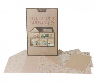 Poster da Parete Mouse Hole Miniature Farm Maileg