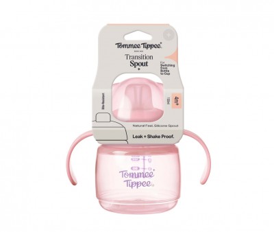 Taza Aprendizaje Transition Spout Rosa Pastel 150ml