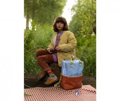 Grand Sac  Dos Sticky Lemon Better Together Colourblocking Badminton Blue + Leather Ball