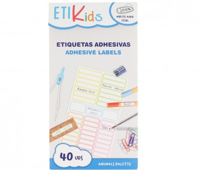 40 Autocollants pour Objets Animaux crit ton texte