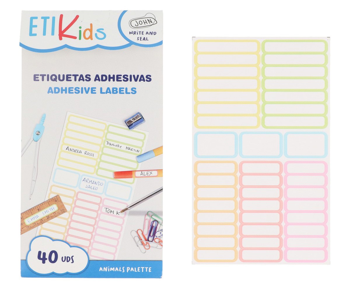 40 Autocollants pour Objets Animaux crit ton texte