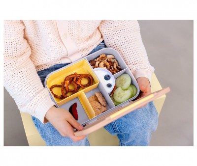 Bote  Lunch  Compartiments Bento Pattern Party Rose/Lilac