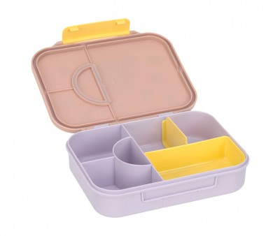 Bote  Lunch  Compartiments Bento Pattern Party Rose/Lilac