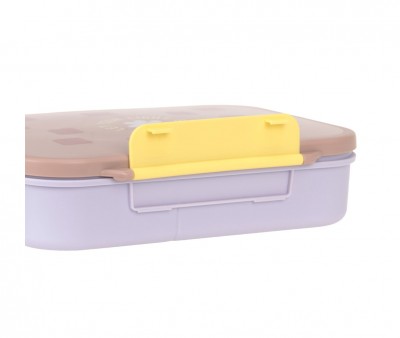 Bote  Lunch  Compartiments Bento Pattern Party Rose/Lilac