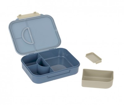 Bote  Lunch  Compartiments Bento Pattern Party Blue/Green