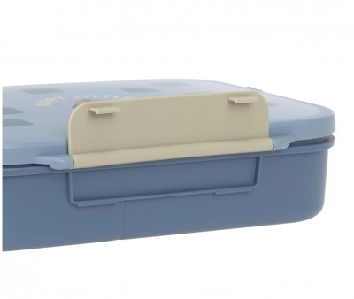 Bote  Lunch  Compartiments Bento Pattern Party Blue/Green