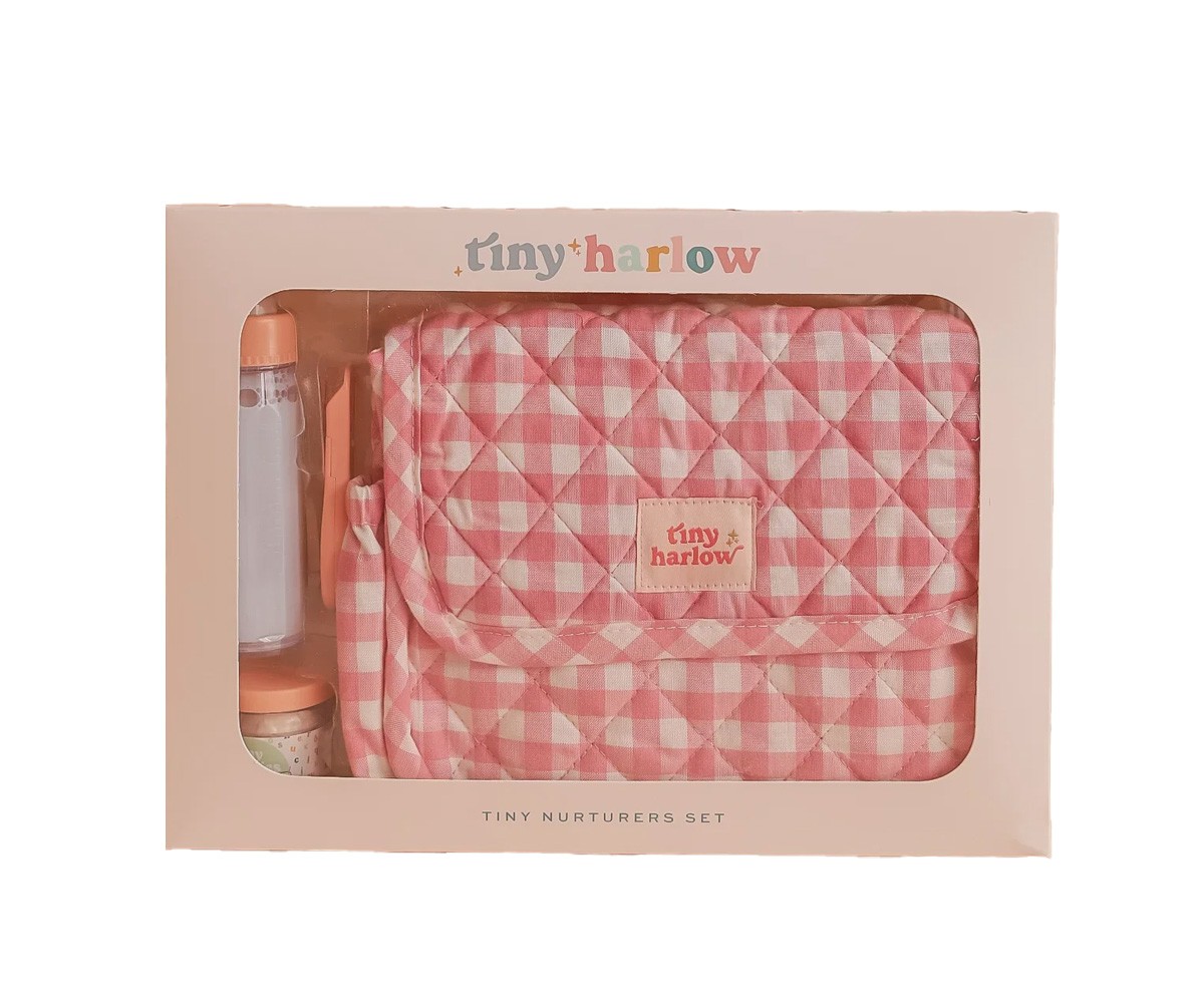 Set Tiny Nurturers Pink Gingham