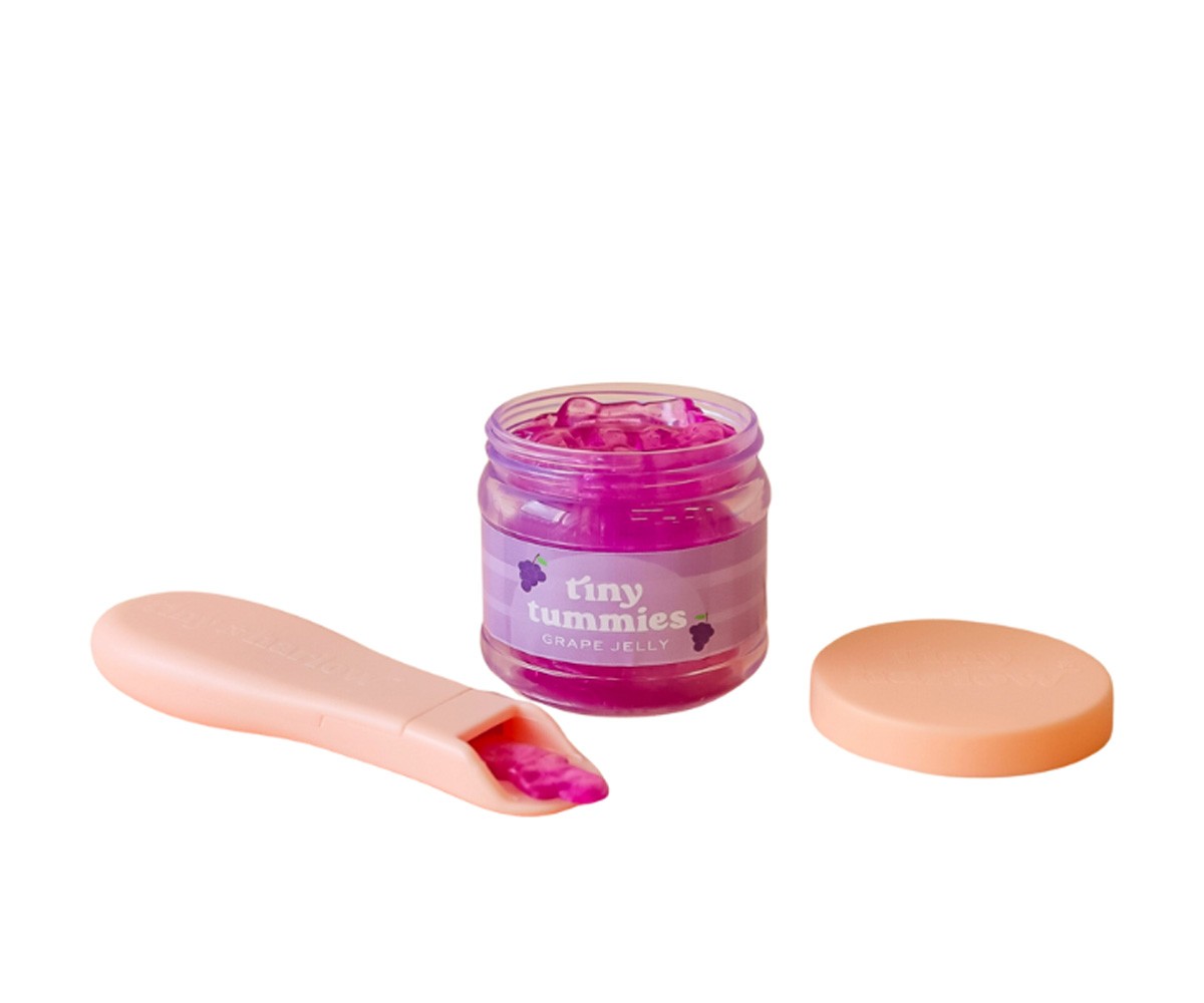 Set Pot et Cuillre Tiny Tummies Grape Jelly