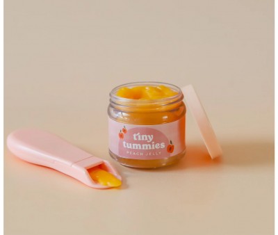 Set Pot et Cuillre Tiny Tummies Peach Jelly