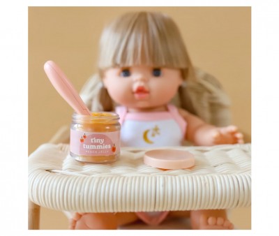 Set Pot et Cuillre Tiny Tummies Peach Jelly