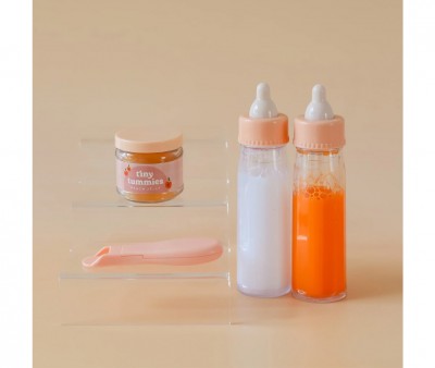 Set Pot et Cuillre Tiny Tummies Peach Jelly