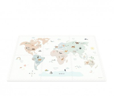 Tappeto Gioco EEVAA Puzzle Worldmap