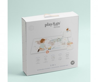 Tappeto Gioco EEVAA Puzzle Worldmap