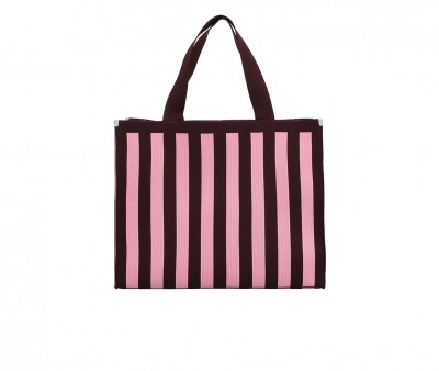 Bolsa de Compras Knitted Chocolate + Bubblegum