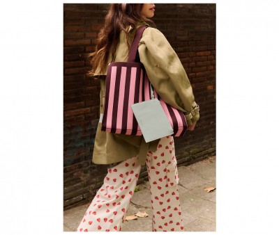 Bolsa de Compras Knitted Chocolate + Bubblegum