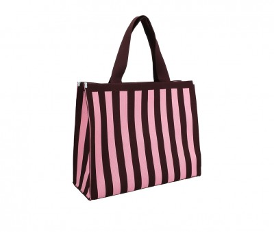 Bolsa de Compras Knitted Chocolate + Bubblegum