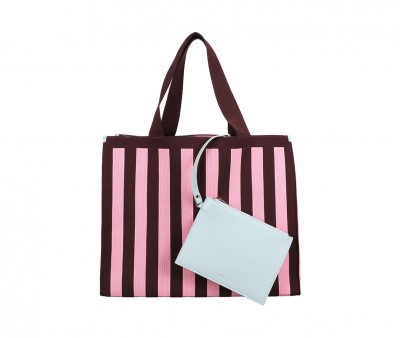 Bolsa de Compras Knitted Chocolate + Bubblegum