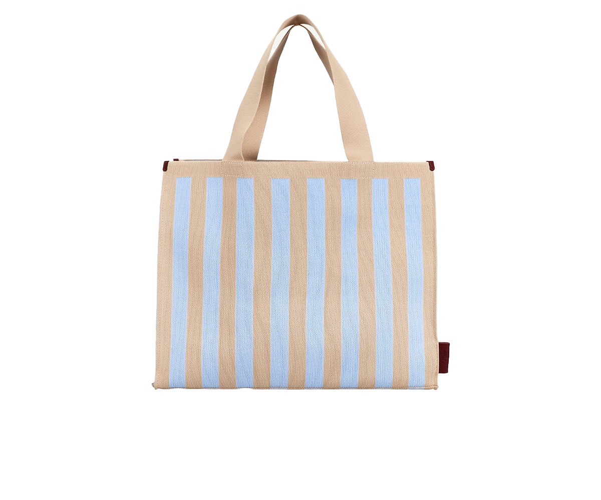Bolsa de compras Knitted Marzipan + Sky