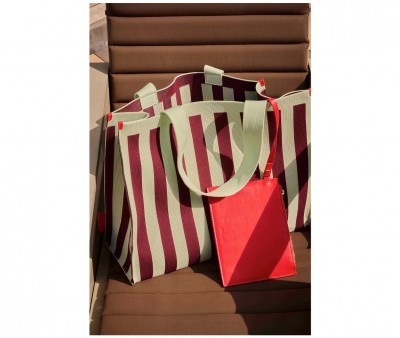 Bolsa de compras Knitted Mist + Fig