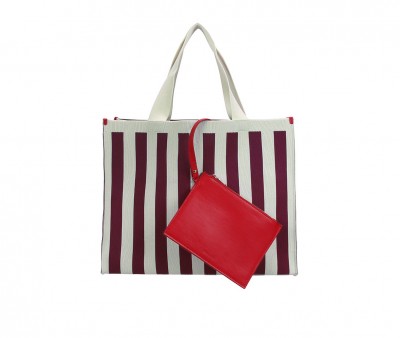 Bolsa de compras Knitted Mist + Fig