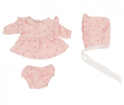 Conjunto para Mueco Pink Flowers