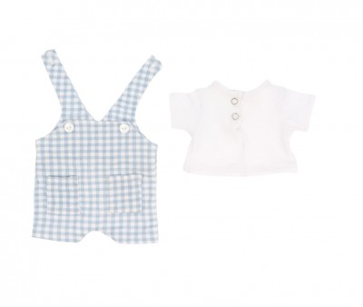 Mueco Mateo con Peto Vichy Azul