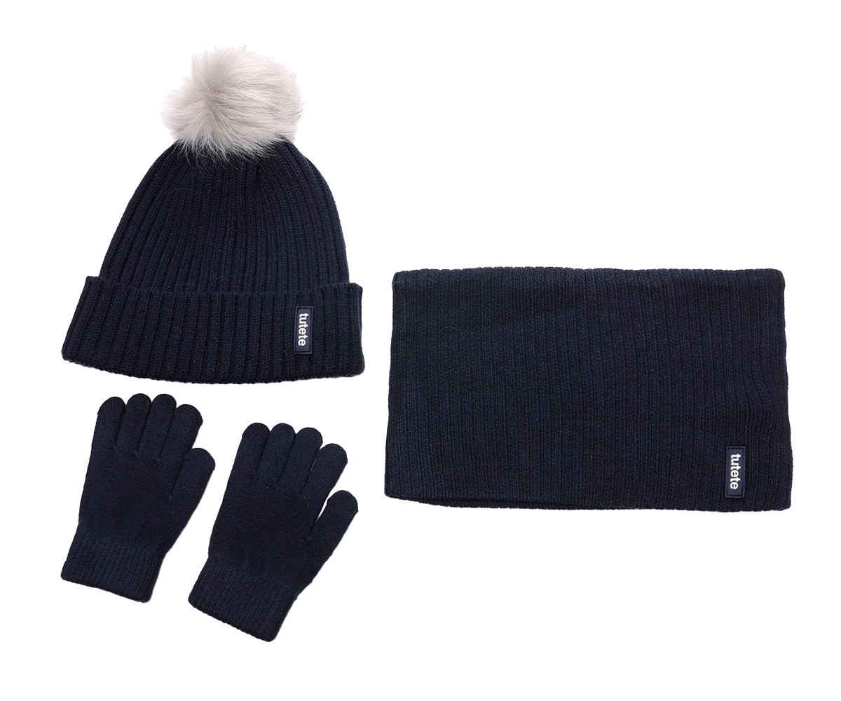 Conjunto de chapu, luvas de inverno + gola de pescoo Buff Magical Forest