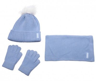 Conjunto de chapu, luvas de inverno + gola de pescoo Buff  City Cars
